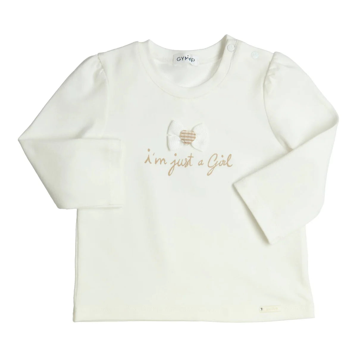 GYMP G  Longsleeve Aerodoux I'm Just A Girl- Off White- 92