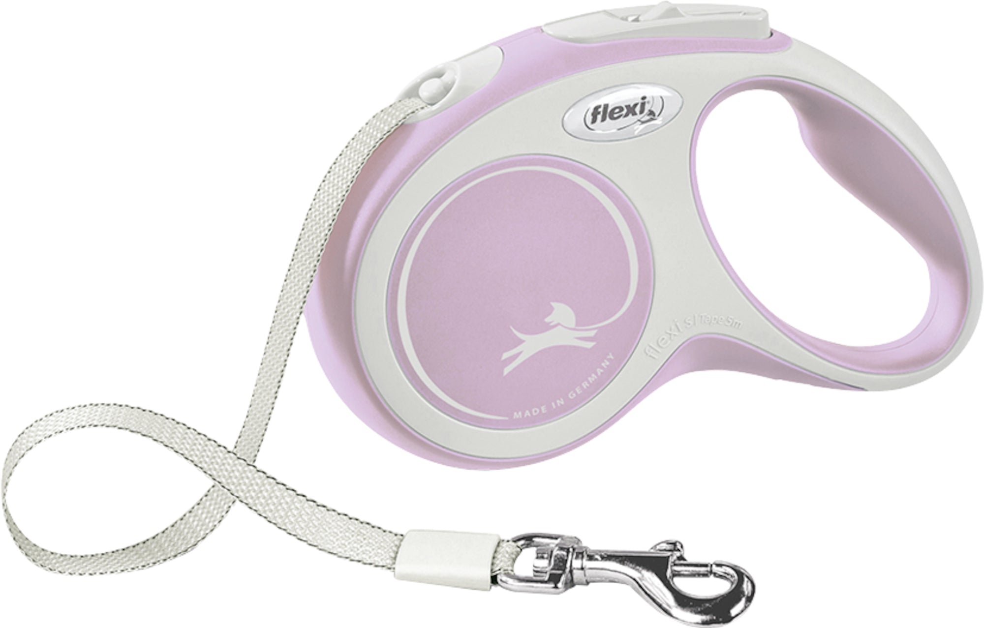 FLEXI New comfort - Hondenriem S - 5m - Roze