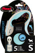 FLEXI New comfort - Hondenriem S - 5m - Lichtblauw