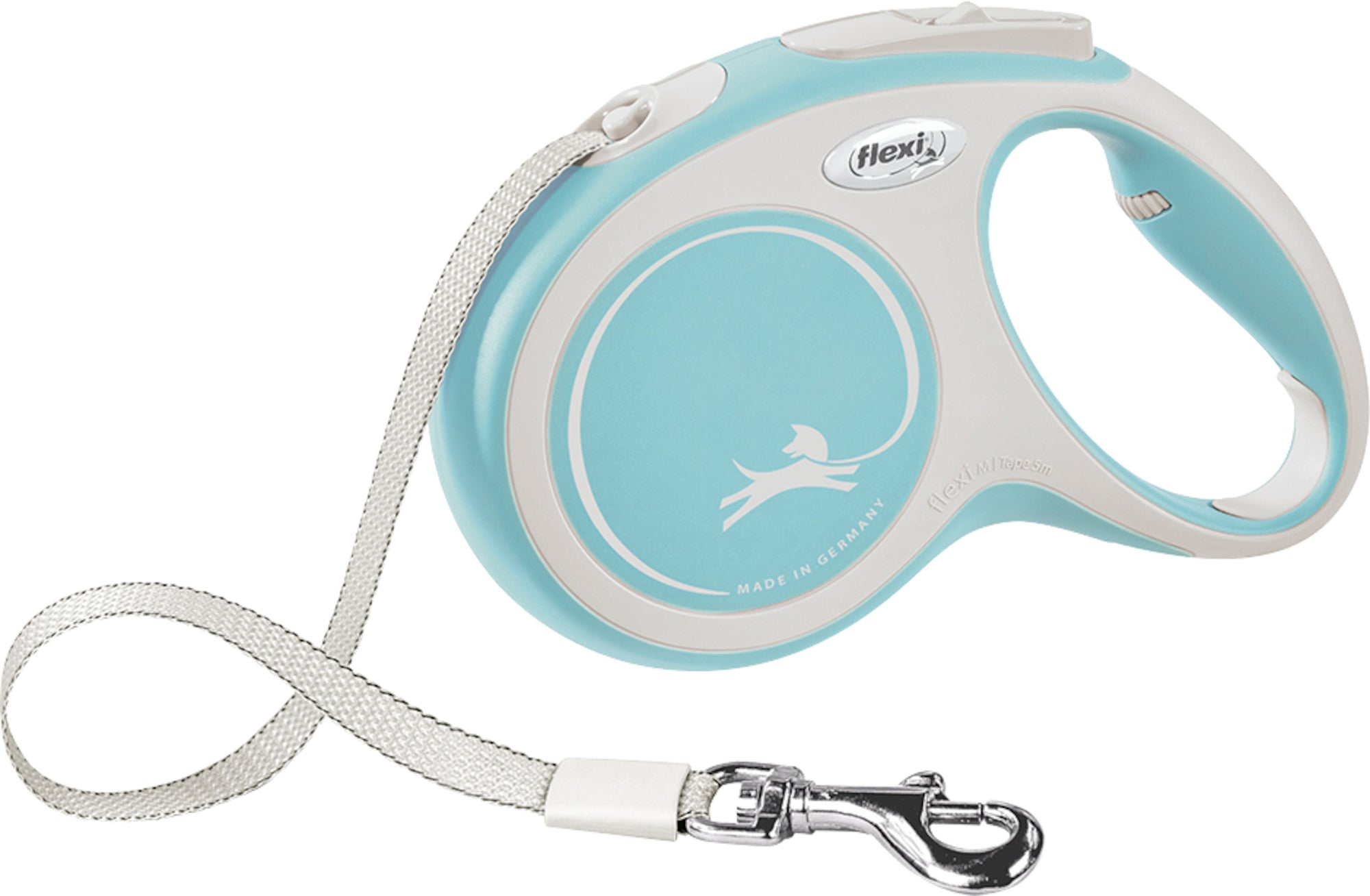 FLEXI New comfort - Hondenriem S - 5m - Lichtblauw