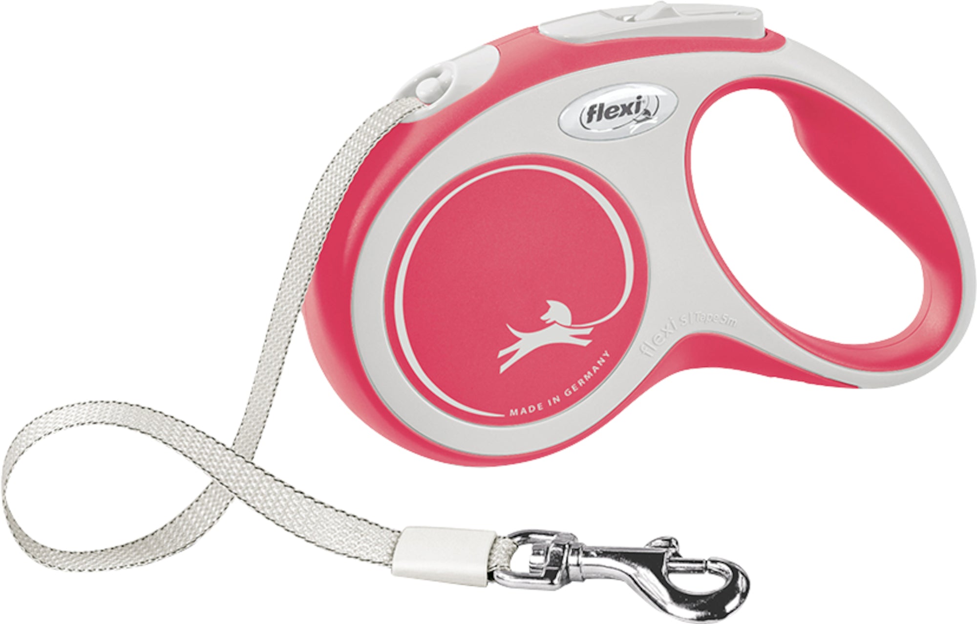 FLEXI New comfort - Hondenriem S - 5m - Rood