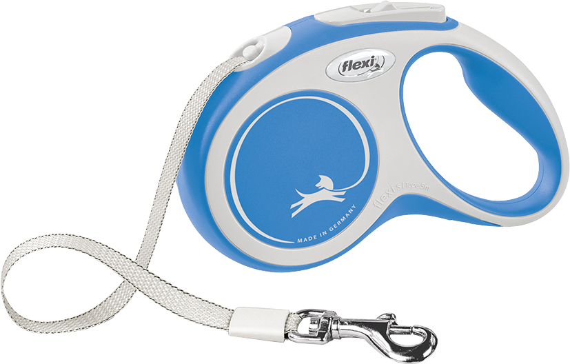 FLEXI New comfort - Hondenriem S - 5m - Blauw