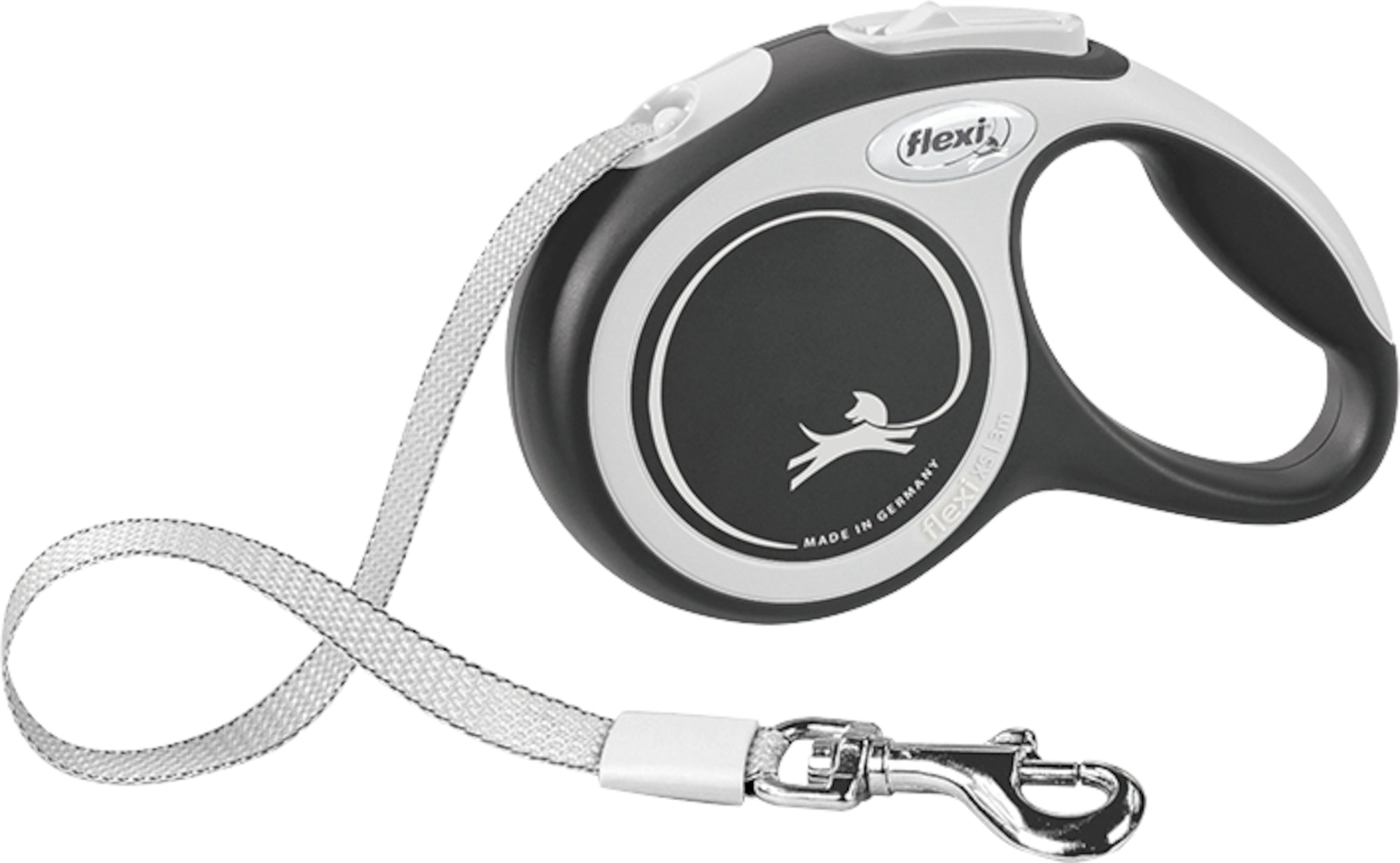 FLEXI New comfort - Hondenriem S - 5m - Zwart