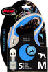 FLEXI New comfort - Hondenriem M - 5m - Blauw