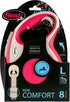 FLEXI New comfort - Hondenriem L - 8m - Rood