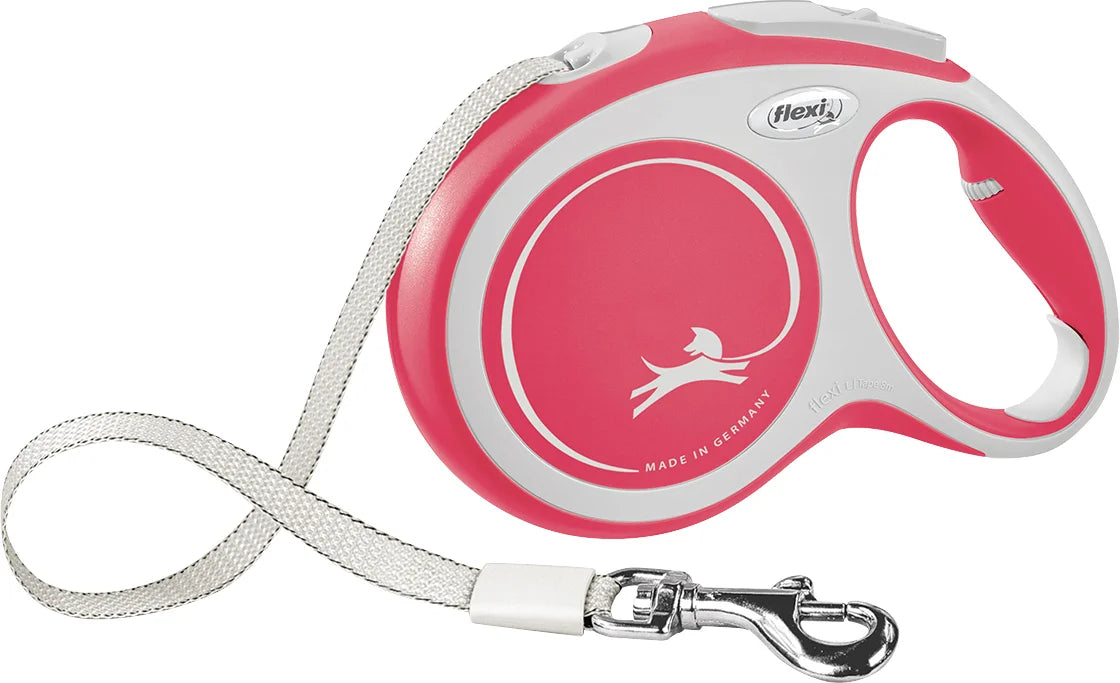 FLEXI New comfort - Hondenriem L - 8m - Rood