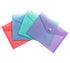 EXACOMPTA Chromaline etui m/drukknop A5 - pastel ass.