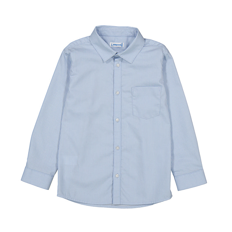MAYORAL B Basic l/s shirt - light blue - 8
