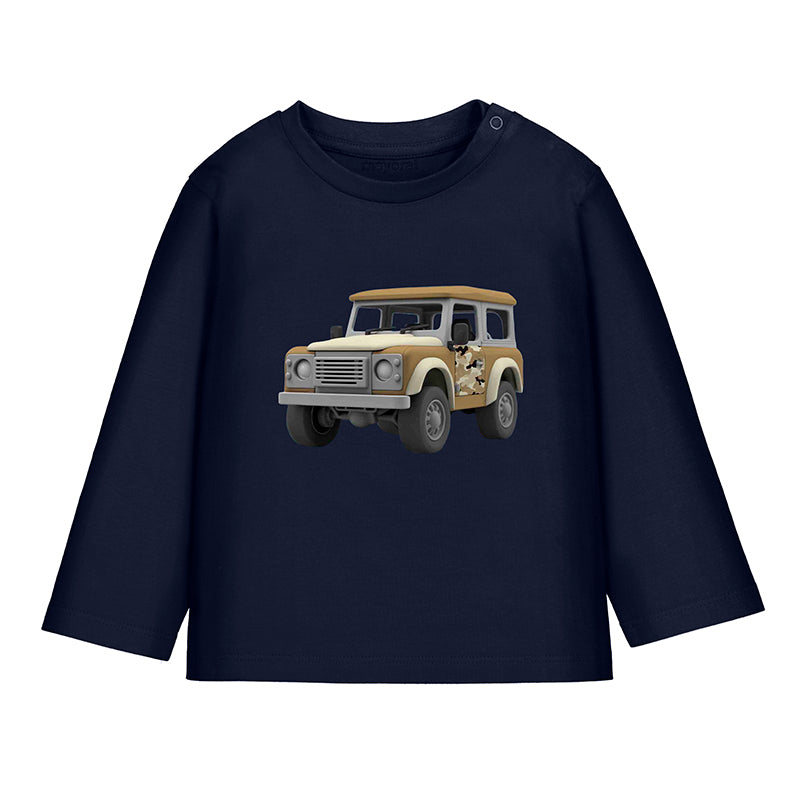 MAYORAL B L/s shirt cars - blue - 2