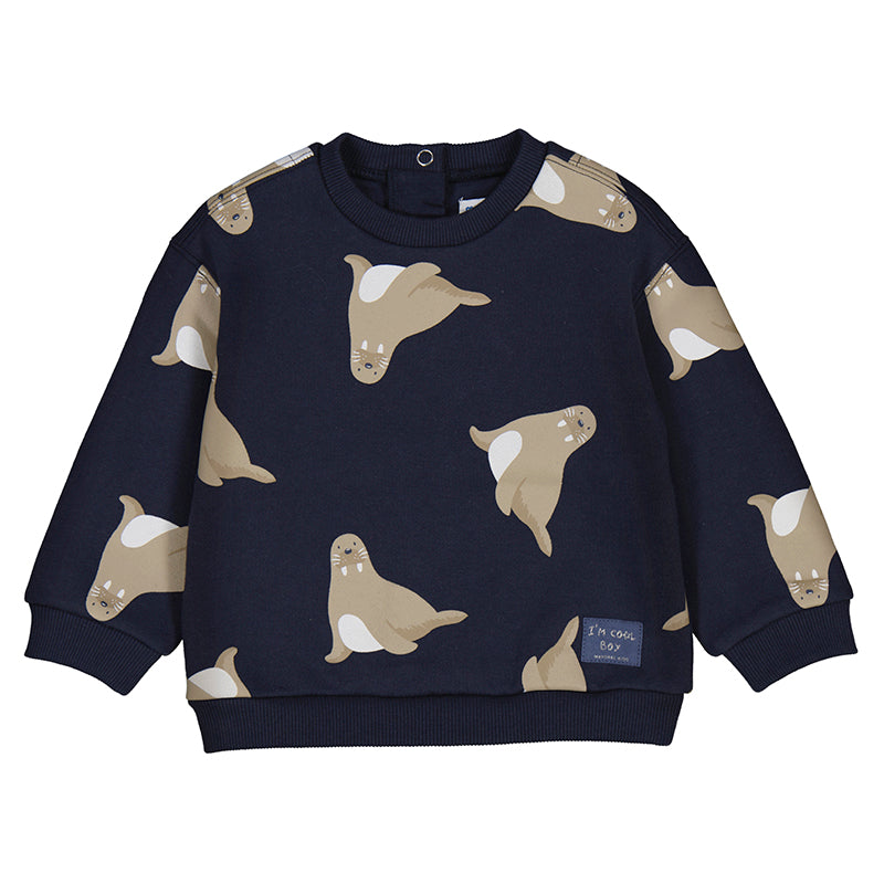 MAYORAL B Printed pullover - night -  12M