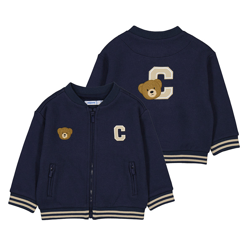 MAYORAL B Hoodie w/o hood - blue -  12M