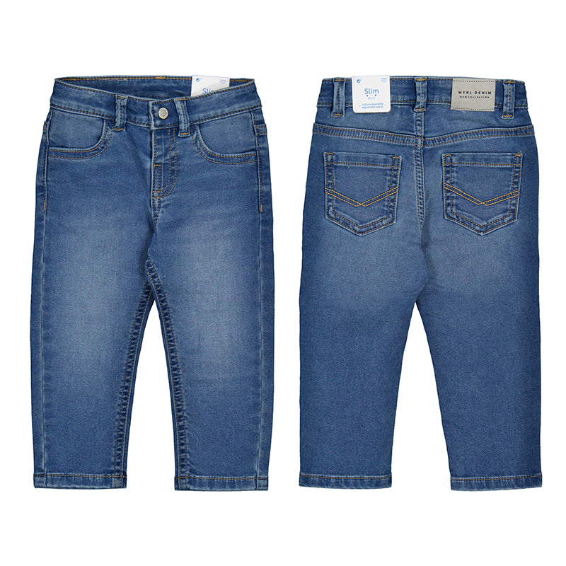 MAYORAL B Soft denim pants - medium -  12M