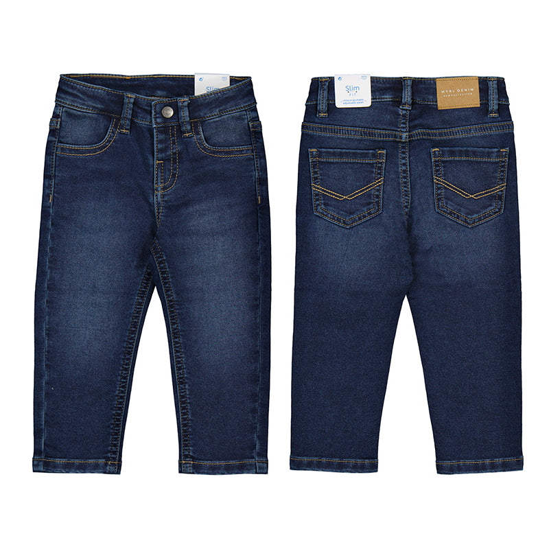 MAYORAL B Soft denim pants  - dark -  18M