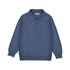 MAYORAL B L/s knit polo - steel - 9