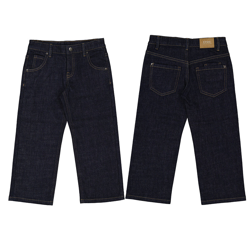MAYORAL B Wide fit denim pants - dark indigo - 5