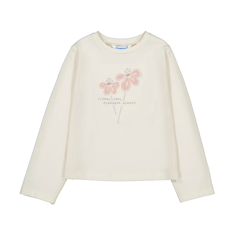 MAYORAL G L/s basic t-shirt - macchiato - 7