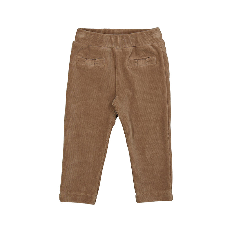 MAYORAL G Basic cord knit trousers - cinammon -  18M
