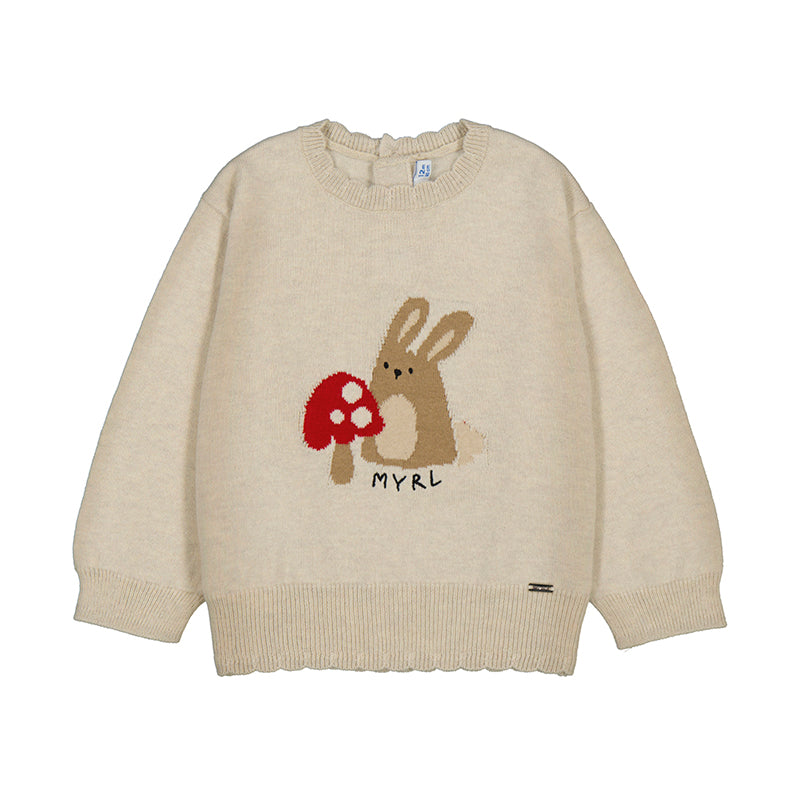 MAYORAL G Jacquard jersey - oat -  12M
