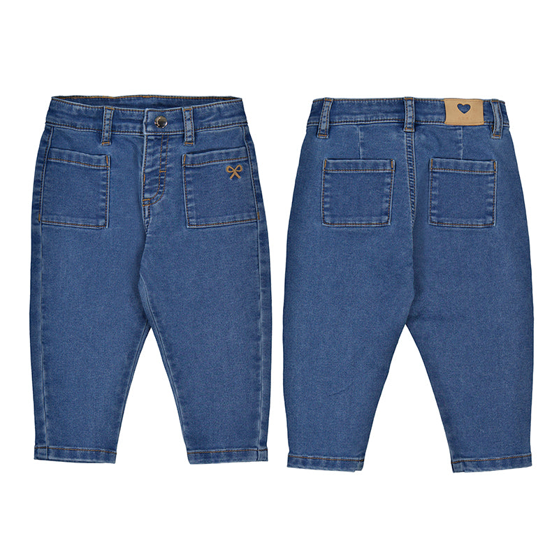 MAYORAL G Denim trousers - medium - 18M