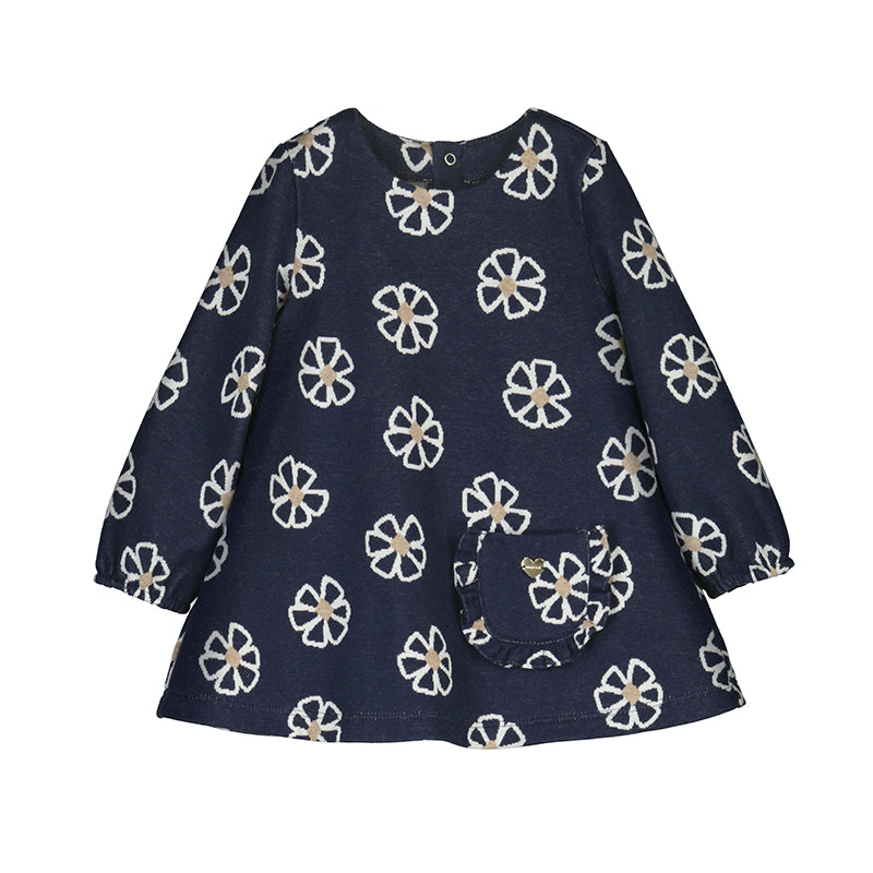 MAYORAL G Knit dress - navy -   9M
