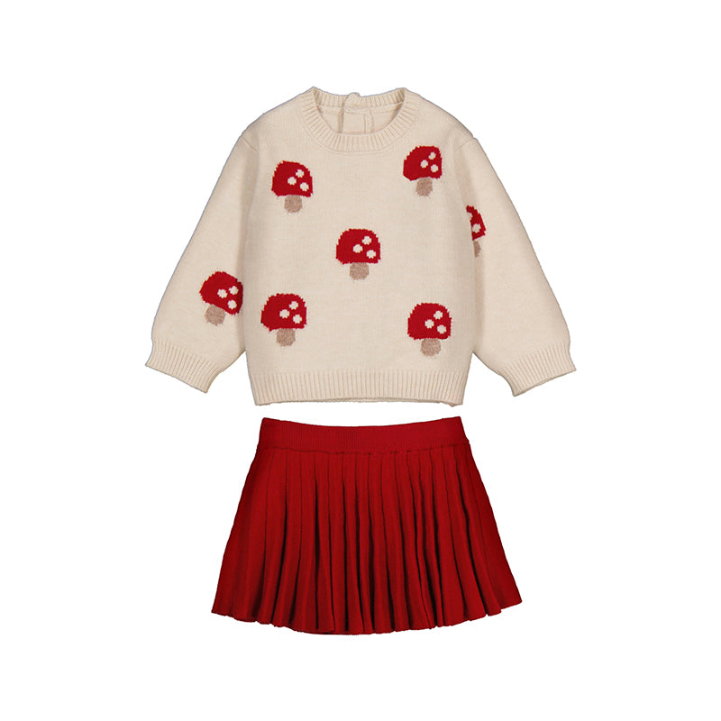 MAYORAL G Tricot skirt - red -  12M