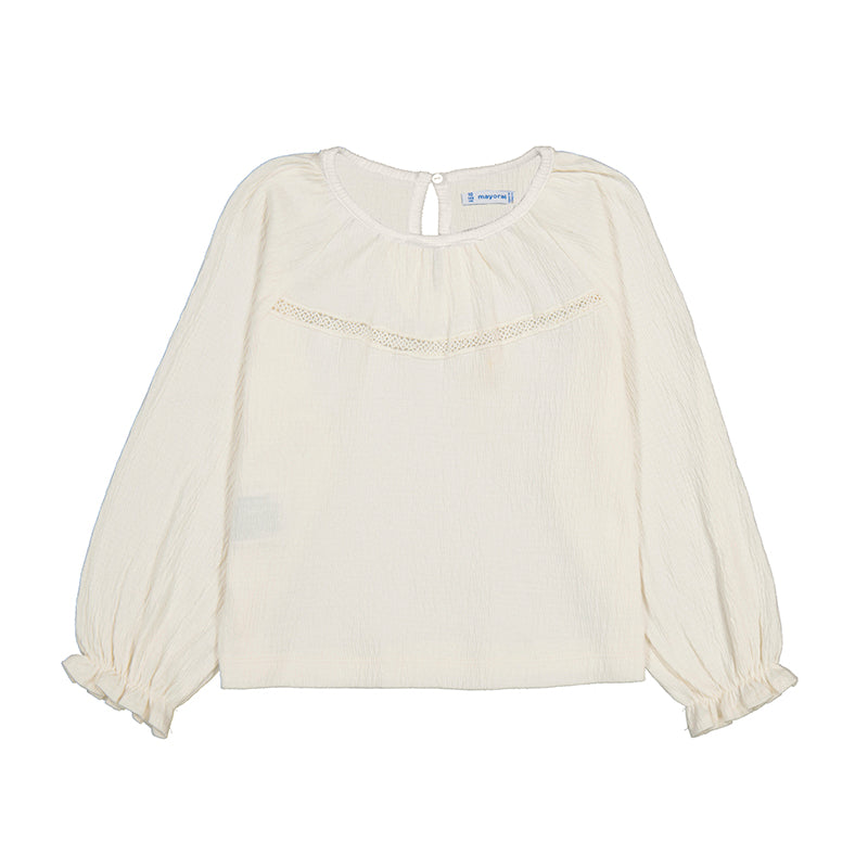 MAYORAL G L/s t-shirt - macchiato - 8