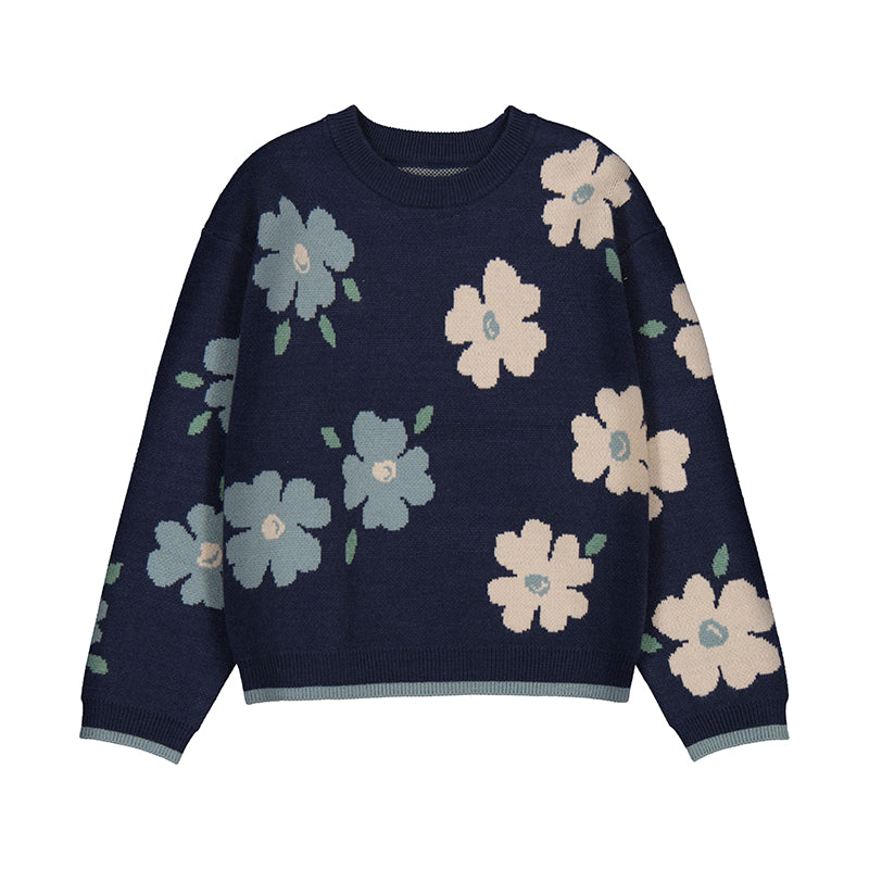 MAYORAL G Jacquard jumper - petroleum - 10