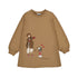 MAYORAL G Fleece dress - camel - 4