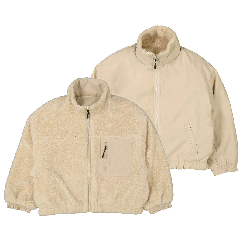 MAYORAL G Reversible coat - sand - 14