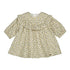 MAYORAL G Printed velvet dress - olive -  4/6
