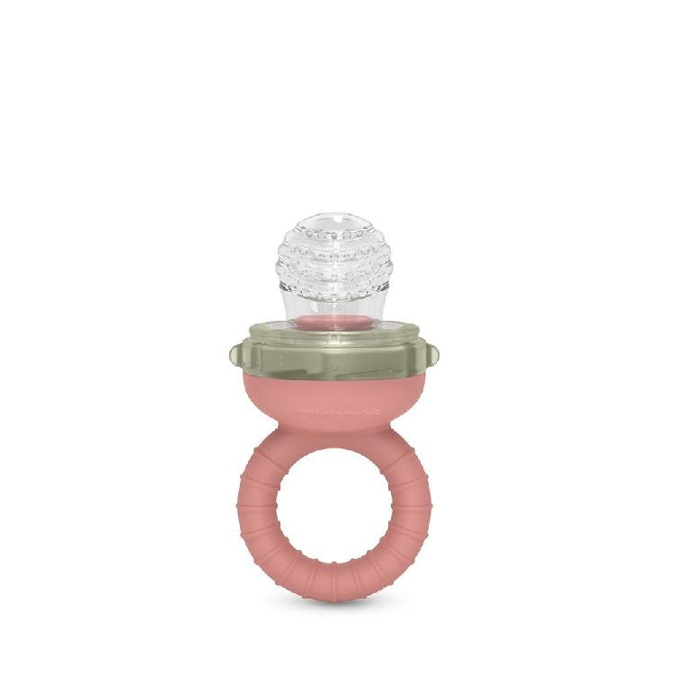 SUAVINEX Anti-verslik sabbelspeen/ knabbelspeen - roze