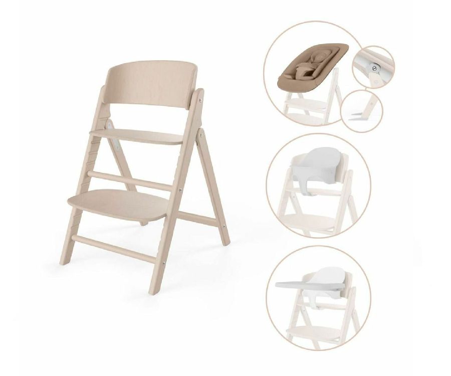 CYBEX Click & Fold 4in1 kinderstoel - all natural