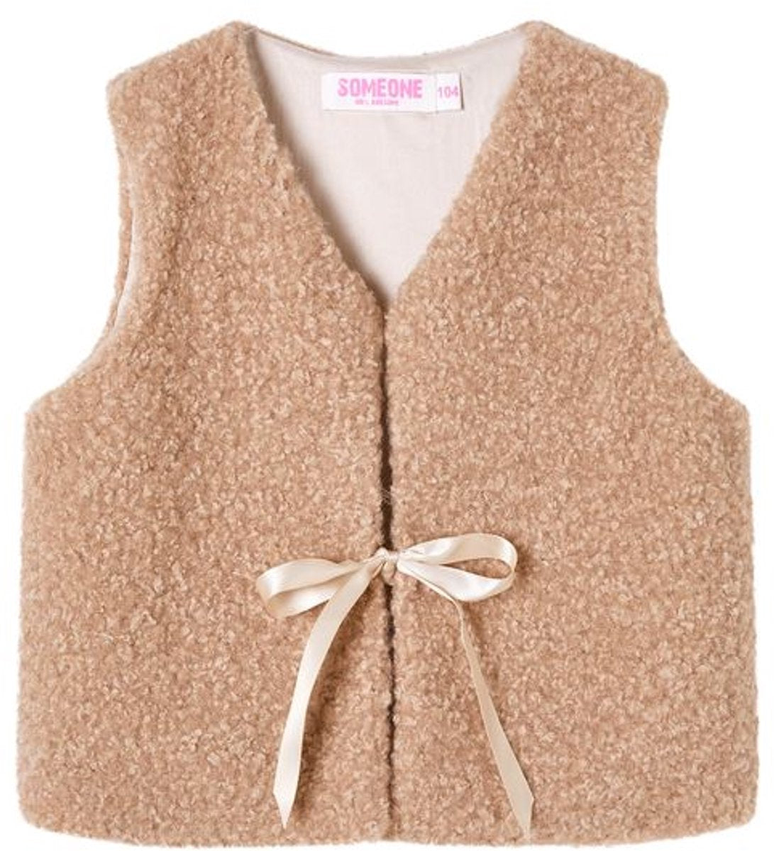 SOMEONE G Gilet AIDA - beige - 134