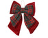 Kersthanger strik fluweel 18x23cm - kerstrood