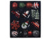 Kerstballen box kunststof glans/mat/glitter mix - rood/wit/zilver 25st.