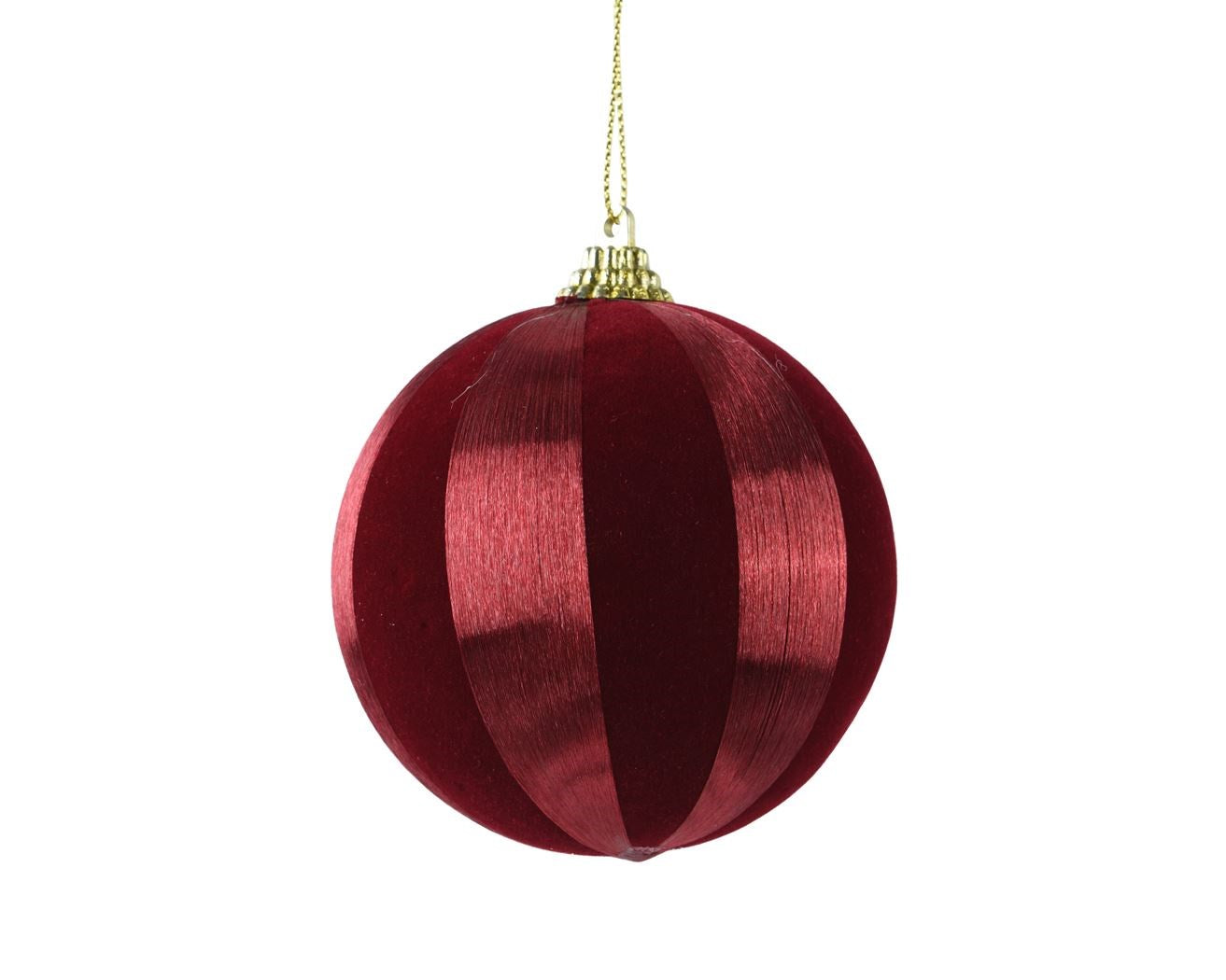 Kerstbal foam 8cm - ossenbloed