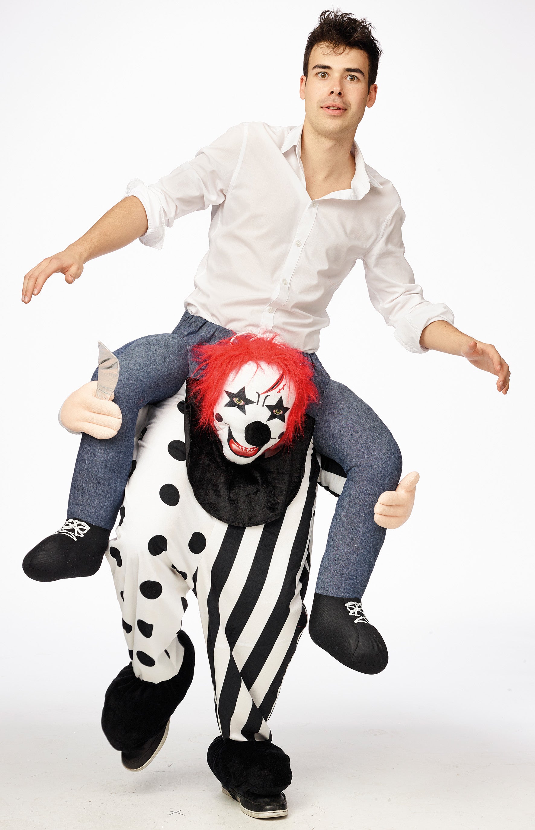 Jump-in scary clown