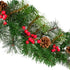 Kerstslinger ipswich berries/dennenappel 270cm - groen/rood