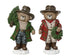 Kerstdeco beer staand kunststof 6.5x8x14.5cm - multi - ass.  (prijs per stuk)