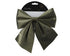 Kerst strik polyester glitter 20x24cm - groen