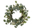 Kerstkrans berries 50cm - groen/wit