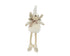 Kerstdeco hert 46cm - wit