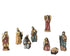 Kerststal figuren set/8 - multi