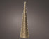 Lumineo micro LED kegel binnen 80cm - goud - warm wit