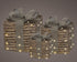 Lumineo micro LED giftbox binnen set/3 25x30cm - bruin - warm wit