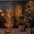 Lumineo micro LED boom ijzer buiten 70x180cm - goud - warm wit/klassiek warm