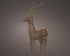 Lumineo micro LED rendier rotan buiten 24x60x104cm - bruin - klassiek warm