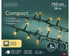 Lumineo LED compact 1600cm 750L - groen/soft gold  - kerstverlichting