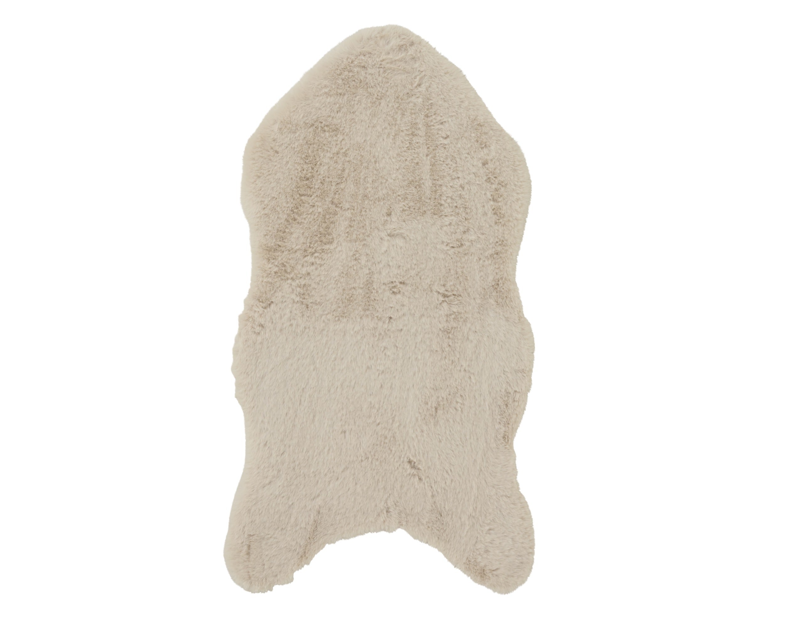 Tapijt kunstbont 90x50cm - creme