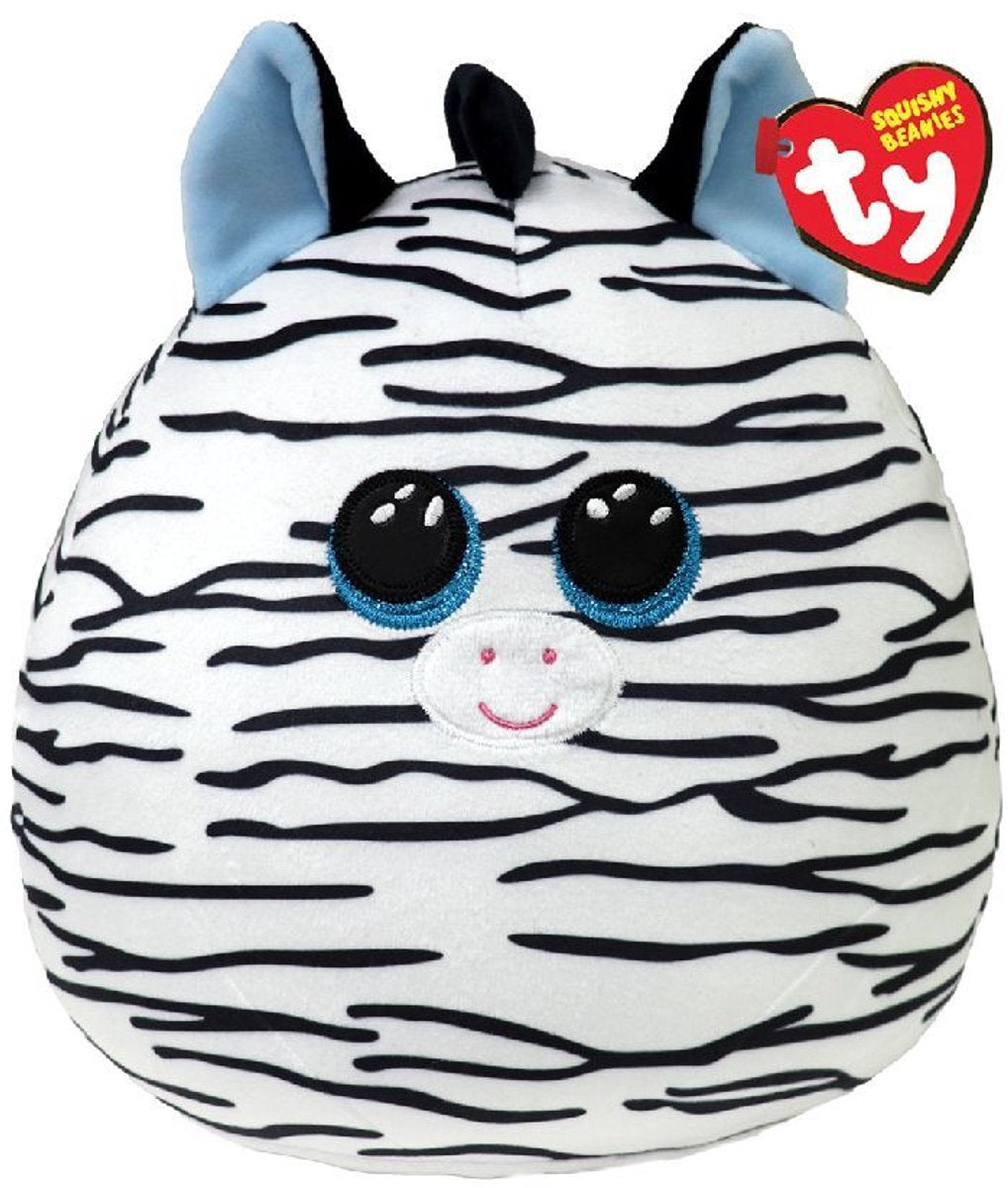 TY Squish a boo Xander zebra
